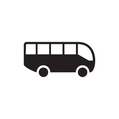 airport bus icon illustration