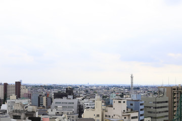Naklejka premium 街の景色