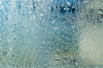 glass texture winter style