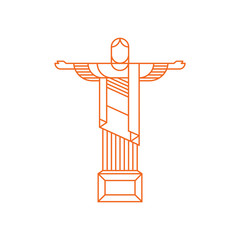 Landmark of the world icon design illustration