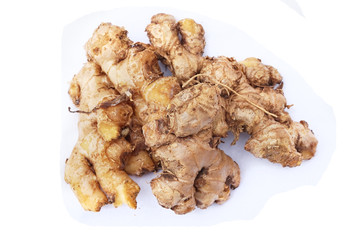 ginger root isolated