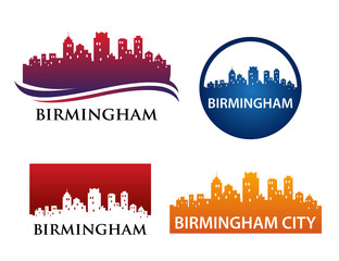 Birmingham Skyline Logo Template