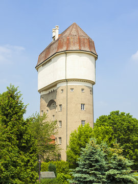 Water reservoir tower at Duisburg-Rheinhausen