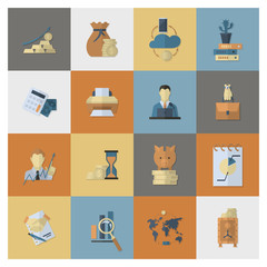 Business and Finance Icon Set