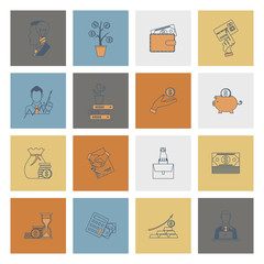 Business and Finance Icon Set