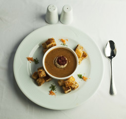 soup with mushrooms - 179951805