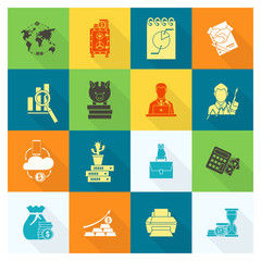 Business and Finance Icon Set