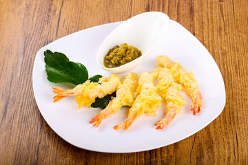 Prawn tempura