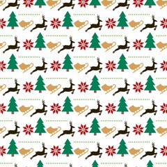 Fototapeta premium merry chrismas pattern desgin background