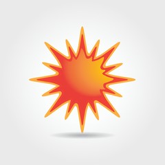 Sun symbol illustration