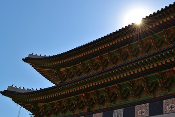 Fototapeta na wymiar Korean Palace