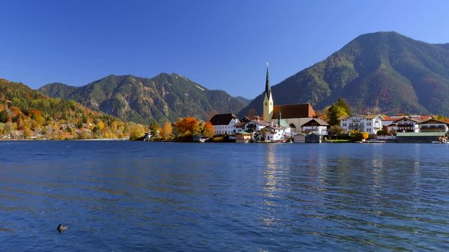 Rottach-Egern  at Tegernsee Lake, Upper Bavaria