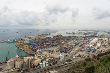 Fototapeta premium Port of Barcelona, Spain