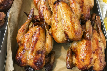 Grilled chicken is delicious.