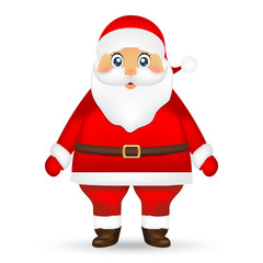 Santa Claus on a white background