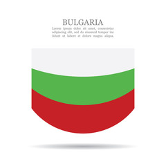Bulgaria national flag vector icon