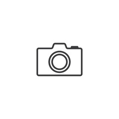 camera Icon. line style vector illustration