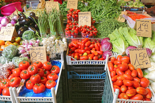 Vegetables Market Italy