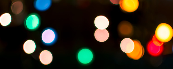 Colorful blurred lights. Abstract background or texture