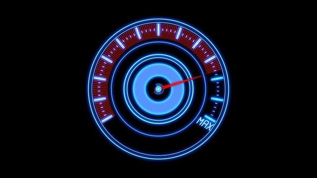 speedometer display-max with alpha channel