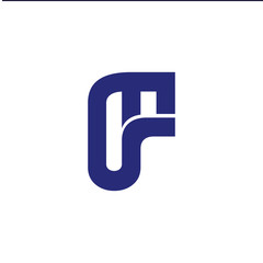 MS Letter Linked Rounded Logo Vector