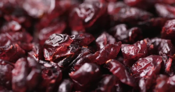Dried cranberry in rotation