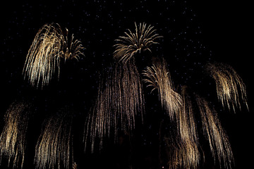 fireworks burst