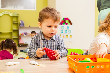 Children playing cooks