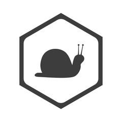 ikona sześciobok z zaokrąglonymi wewnątrz krawędziami © vempireart