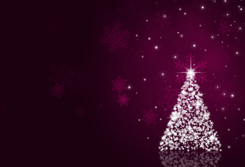 Xmas Holiday Tree Background