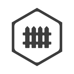 ikona sześciobok z zaokrąglonymi wewnątrz krawędziami © vempireart