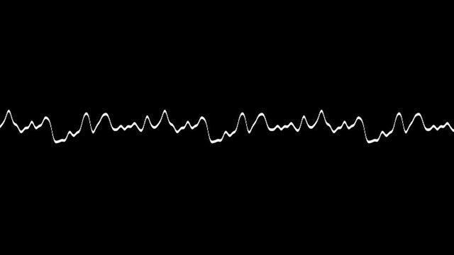 Smooth noise math generator on black