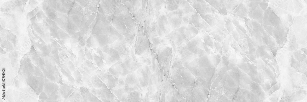 Poster horizontal elegant white marble texture for pattern and background