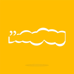  Quotation Mark Speech Bubble. Quote sign icon. Abstract background.