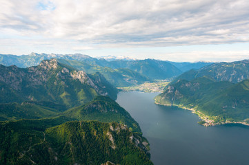 view to lake Taunsee and Ebensee