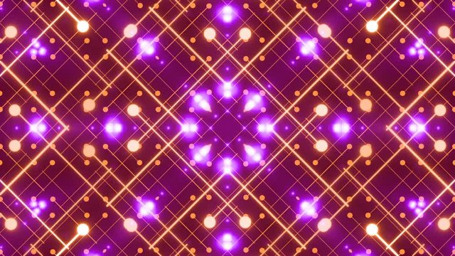 purple abstract background, moving shapes and flashing light, loop