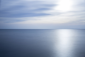 Gardasee, Langzeitbelichtung, als Hintergrund