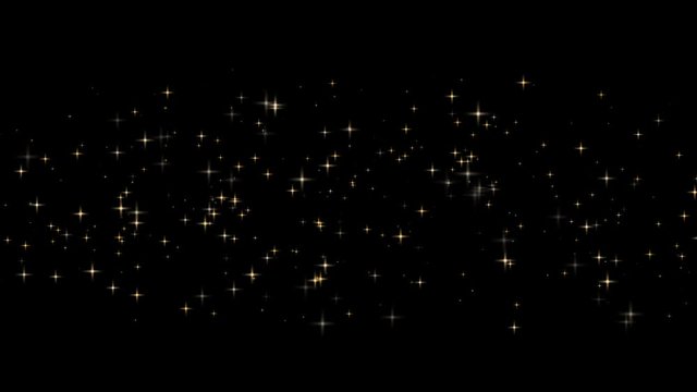 The gold stars luxury motion graphic footage .