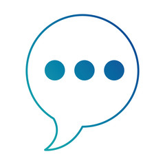 speech bubble isolated icon