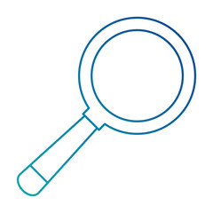 magnifying glass isolated icon