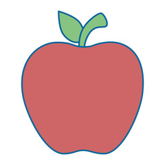 apple fresh fruit icon