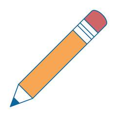 pencil school isolated icon