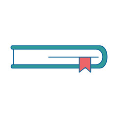 text book isolated icon