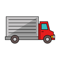 delivery truck isolated icon
