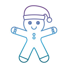 ginger man icon over white background vector illustration