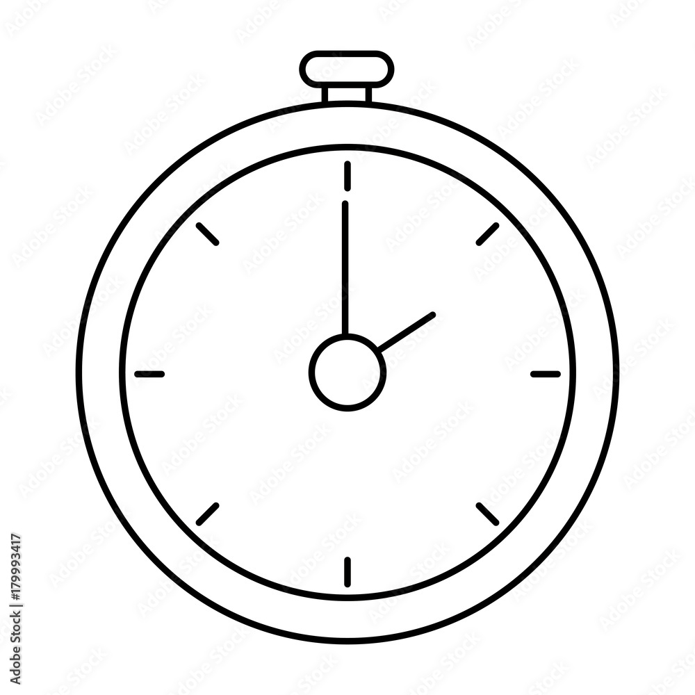 Poster chronometer timer isolated icon