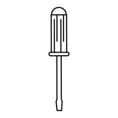 screwdriver tool isolated icon