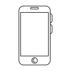 smartphone device isolated icon