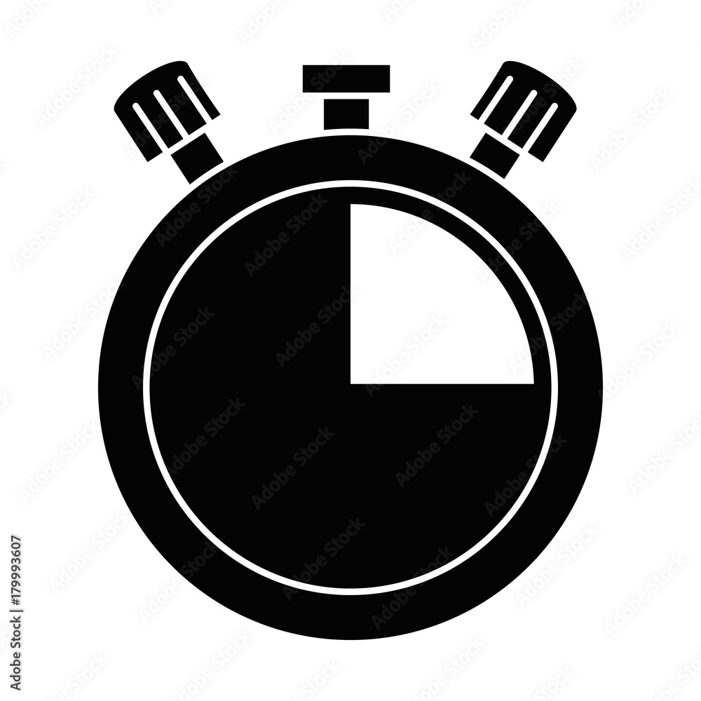Poster chronometer timer isolated icon