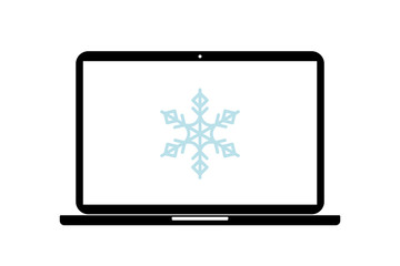 Laptop - Schnee